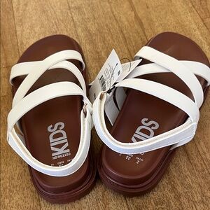 Cotton On Kids White and Brown Sandals